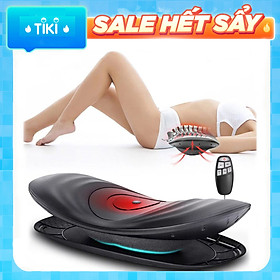 Máy Massage Lưng, Eo, Thắt Lưng - Hỗ Trợ Cột Sống Lưng, Thoát Vị Đĩa Đệm, Thoái Hóa, Đau Lưng, Vai Gáy... - Máy Massage Hồng Ngoại 4 Trong 1, Massage Nhiệt Độ 45->65 độ, có điều khiển cầm tay. Hàng Nhập Khẩu.