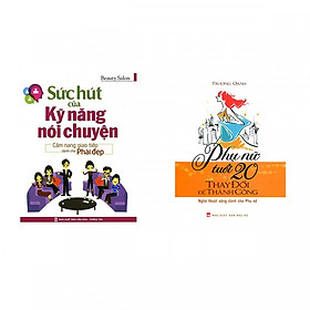 Ảnh bìa Combo Nghệ Thuật Gây Dựng Thành Công: Phụ Nữ Tuổi 20 Thay Đổi Để Thành Công + Sức Hút Của Kỹ Năng Nói Chuyện (Tặng kèm bookmark thiết kế)