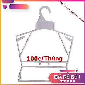 Mua 100 Móc nhựa treo quần áo trẻ em giá sỉ thùng - móc đồ bồ cho trẻ 2-4 tuổi