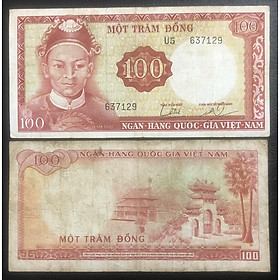 Mua Tờ 100 đồng cụ Lê Văn Duyệt 1966 bộ tướng