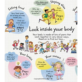 Sách Usborne Look inside Your Body
