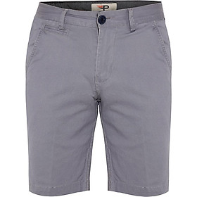 Quần short kaki co giãn Pigo chuẩn PSK03 (Xám môn)