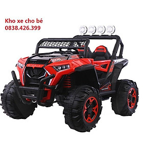 Xe ôtô điện NEL-918 2 động cơ gầm cao ghế ngồi rộng loại to đại đèn nhạc kết nối USB điều khiển từ xa
