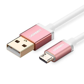 Mua Ugreen UG30666US134TK 1.5M màu Hồng Cáp sạc truyền dữ liệu USB 2.0 sang MICRO USB đầu mạ vàng - HÀNG CHÍNH HÃNG