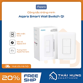 Công tắc Aqara Chữ nhật chuẩn US - nút bấm cơ, phiên bản quốc tế, hàng chính hãng
