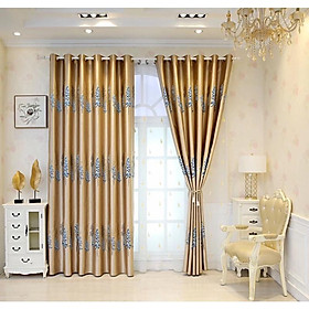 Rèm vải họa tiết cây thông,rèm cửa che nắng 3D, rèm hoa văn dịu mát