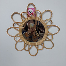 Mua Gương mây tre đan Decor  Gương treo tường  Gương trang điểm  Gương decor trang trí Phòng ngủ  Nhà hàng  Khách sạn  Homstay  Resort