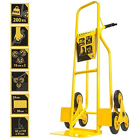 Xe Đẩy Tay Leo Cầu Thang Cao Cấp Stanley HT523 (Tải Trọng 200kg)