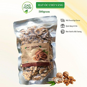 Mua  500GR  Hạt óc chó vàng nhân CAO Food nhập khẩu chính ngạch tại Mỹ - hạt dinh dưỡng cao cấp siêu dinh dưỡng