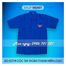 Áo Đoàn sơ mi TNVN form chuẩn mua 01 áo tặng 01 cavat