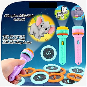 Mua Đèn Pin Chiếu Hình Cho Bé Vừa Học Vừa Chơi