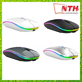 Mua Chuột Không Dây A2 Chống Ồn Pin Sạc Được Không Cần Thay PIN - Màu Ngẫu Nhiên