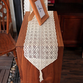 Mua khăn trải bàn ren cotton móc phong cách vintage trang nhã