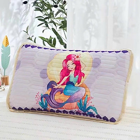 Gối điều hoà cho bé LIDACO chất liệu tencel mềm mát kèm ruột matxa kích thước 30x50cm