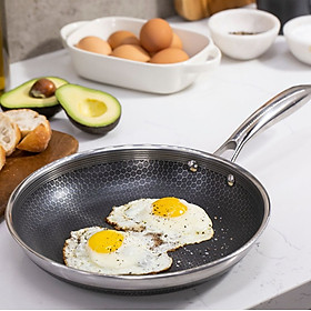 Mua Chảo Chống Dính  Chống Xước Vân Tổ Ong Bằng Thép 7 Lớp - 28cm -  KUCHEN ĐỨC - Hàng Chính Hãng
