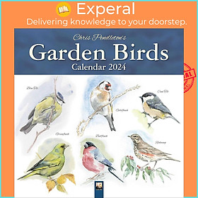 Sách - Chris Pendleton Garden Birds Wall Calendar 2024 (Art Calendar) by Unknown (US edition, paperback)