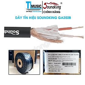 Dây tín hiệu - Cáp âm thanh Soundking GA202B - Hàng chính hãng