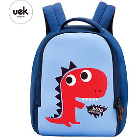 UEK children's school bag baby kindergarten blue dinosaur bag cute cartoon student backpack