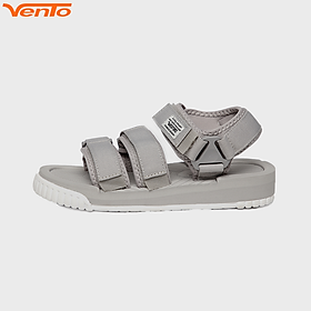 Giày Sandals Vento Nam Nữ Quai Ngang dạo phốđi chơiđi họcđi làm NV9801 - Ghi - 40