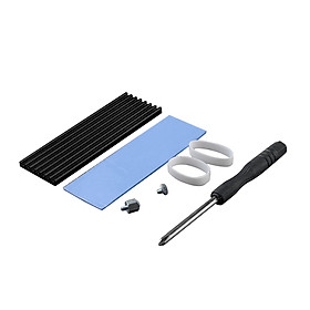 M.2 SSD Heatsink with Silicone Thermal Pad, for 2280 M.2 SSD, Durable and Easy to Install