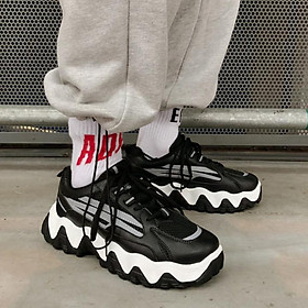 Giày sneaker nam tăng 5cm chiều cao Full Phản Quang chất ngất, giày độn đế thoáng khí, phong cách thời trang Hàn Quốc
