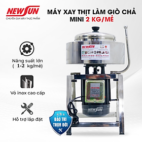 Mua Máy Xay Thịt Làm Giò Chả Ruốc  Xay Cua  Xay Cá NEWSUN 2 Kg/ Mẻ  Inox Cao Cấp - Phù Hợp Với Mô Hình Kinh Doanh Nhỏ - Hàng Chính Hãng