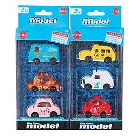 Bộ 3 xe mô hình kim loại TN-1018J (1:64)