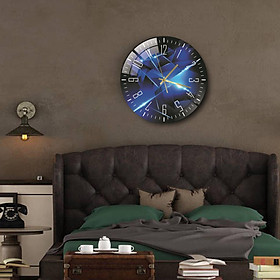 30cm  Clocks Non Ticking Hanging   Sweep Movement Modern Silent Acrylic Wall Clock for home and hotel Bathroom Bar Ornament
