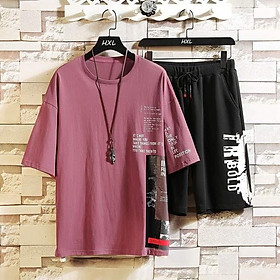 Áo phông nam tay ngắn Playboy phiên bản Hàn Quốc của xu hướng set đồ giản dị với thương hiệu quần áo đẹp trai