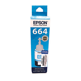 Mực In Epson 664 Màu Xanh - Hàng Chính Hãng