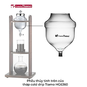 Bình phễu thuỷ tinh trên của tháp cold drip Tiamo HG6360