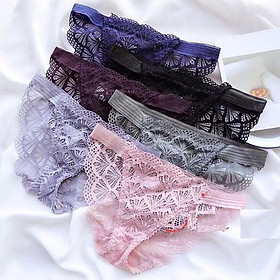 Combo 5 Quần Lót Ren Nữ Sexy - Lưng Dây Cao Cấp (Freesize 40-55kg) - Quần Sịp Nữ QN13