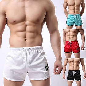 Combo 4 Quần shorts thể thao nam 2 lớp không xuyên thấu 3 trong 1 - Gym - Bơi - Ngủ SQ469