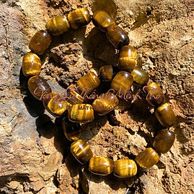 Vòng Tay Lu Thống Đá Mắt Hổ Tự Nhiên - 11ly, 12ly, 13ly - Trang Sức Phong Thủy May Mắn, Tài Lộc