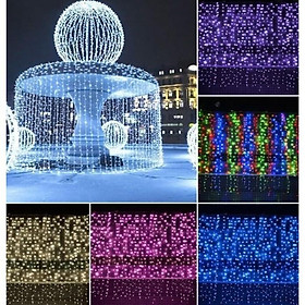 Mua Đèn Led Thả Rèm Mưa Rơi  Thác Nước - Đèn Nháy Thả Mành  Trang Trí  Decor  Lễ tết  noel  sinh nhật -GD183