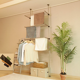 Cây Treo Để Đồ Inox Gấp Gọn Chống Sàn Wellex - SJG2032-3(800)