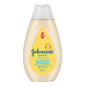 Sữa tắm gội toàn thân Johnson's Baby (200ml)