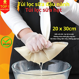 Mua COMBO 2 Túi Lọc Sữa Đậu Nành  Túi Lọc Sữa Hạt Cao Cấp  Túi Lọc Trà  Túi Lọc Gia Vị 24cm x 36cm và 15cm x 20cm