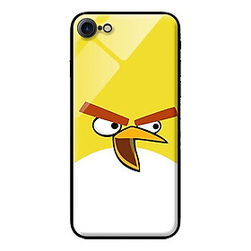 Ốp lưng kính cường lực cho iPhone 7 Angry Vàng - Hàng chính hãng