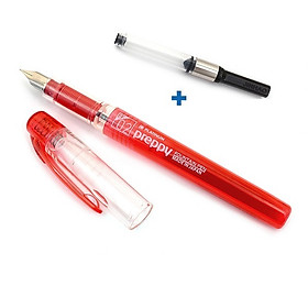 Combo bút máy Preppy Platinum Nhật Bản cỡ 02 ( nét mảnh ) và piston bơm mực