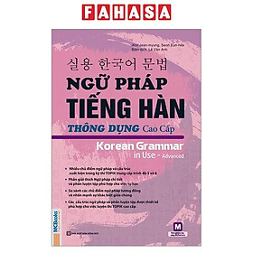 Sách Ngữ Pháp Tiếng Hàn Thông Dụng - Cao Cấp
