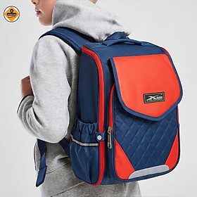 Balo học sinh chống gù cao cấp Xbags – Balo học sinh thông minh nhiều ngăn, chống nước bảo vệ cột sống cho bé trai XB 3106