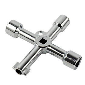 Mua KHÓA CHỮ THẬP TỦ ĐIỆN VÀ THANG MÁY MẠ CRÔM TRẮNG