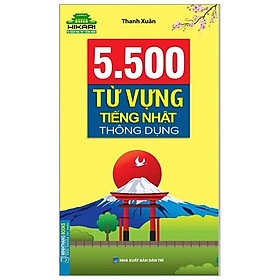 Sách 5500 Từ Vựng Tiếng Nhật Thông Dụng