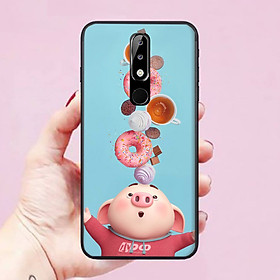 Ốp lưng dành cho điện thoại Nokia 5.1 Plus / X5 Hình Heo Hồng Cute
