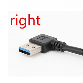 Cáp Nối Dài USB 3.0 Lên Xuống Trái Phải Góc 90 Độ Nam Sang Nữ Siêu Tốc Độ 5Gbps Cáp Sạc Đồng Bộ Dữ Liệu USB Màu: PHẢI