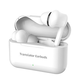 M6 Wireless Earbuds BT Headphones Translator Ear Buds with Microphones Charging Case Support Real-time Translation
