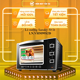 Lò nướng Sanaky 50 lít LN.VH5099N2D / LN.VH5099S2D - HÀNG CHÍNH HÃNG - CHỈ GIAO HCM