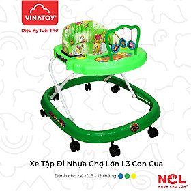Xe Tập Đi Trẻ Em Nhựa Chợ Lớn L3 Con Cua  - Dành Cho Bé Từ 6 - 12 Tháng - M1393A-XTĐ