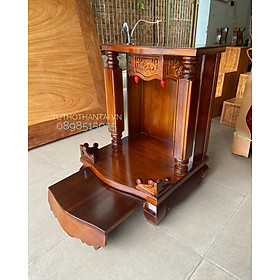 Mua Bàn thờ thần tài gỗ Tràm cột vuông 48CM X 68CM ( Hàng đẹp )